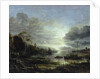 Landscape in Moonlight by Aert van der Neer