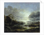 Landscape in Moonlight by Aert van der Neer