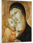 Madonna and Child by Sano di also Ansano di Pietro di Mencio Pietro