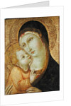 Madonna and Child by Sano di also Ansano di Pietro di Mencio Pietro