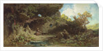 A Hermit in the Mountains by Carl Spitzweg