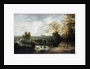 Landscape with Fisherman by Lucas van Uden