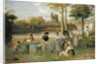 Washing on the Tiber, 1864 by Heinrich Dreber