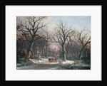 Winter Landscape by Everadus Benedictus Mirani
