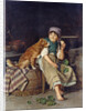 Girl with Dog by Federico Mazzotta