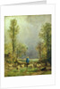 Sheep watching a Storm by Constant-Emile Troyon