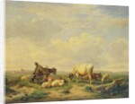 Herdsman and Herd, c.1880 by Eugene Joseph Verboeckhoven