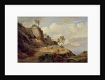Landscape in Italy by Carl Wilhelm Goetzloff