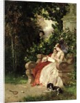 The Eavesdropper, 1868 by Carl Heinrich Hoff