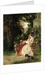 The Eavesdropper, 1868 by Carl Heinrich Hoff
