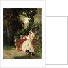 The Eavesdropper, 1868 by Carl Heinrich Hoff