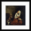 Old Woman with Dog by Bartolome Esteban Murillo