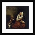 Old Woman with Dog by Bartolome Esteban Murillo