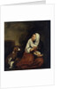 Old Woman with Dog by Bartolome Esteban Murillo