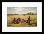Harvesters resting in the Sun, Berkshire, 1865 by Walter Field