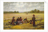 Harvesters resting in the Sun, Berkshire, 1865 by Walter Field