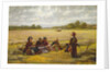 Harvesters resting in the Sun, Berkshire, 1865 by Walter Field