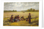 Harvesters resting in the Sun, Berkshire, 1865 by Walter Field