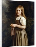 Girl Knitting, 1854 by Minna Heeren