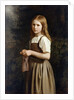 Girl Knitting, 1854 by Minna Heeren