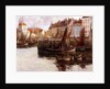 Ostend Harbour by Willem Bataille