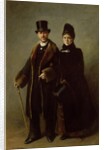 Heinrich Schliemann and his Wife by Eugene Broerman