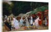 At The Fair,1877 by Camille-Leopold Cabaillot-Lasalle