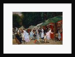 At The Fair,1877 by Camille-Leopold Cabaillot-Lasalle