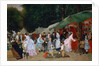 At The Fair,1877 by Camille-Leopold Cabaillot-Lasalle