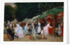 At The Fair,1877 by Camille-Leopold Cabaillot-Lasalle