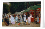 At The Fair,1877 by Camille-Leopold Cabaillot-Lasalle