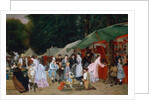 At The Fair,1877 by Camille-Leopold Cabaillot-Lasalle