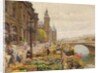 The Parisian Flower Market by Marie Francois Firmin-Girard