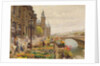 The Parisian Flower Market by Marie Francois Firmin-Girard
