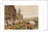 The Parisian Flower Market by Marie Francois Firmin-Girard