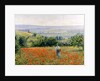 Woman in a Poppy Field by Leon Giran-Max