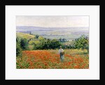 Woman in a Poppy Field by Leon Giran-Max