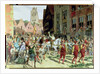The Triumphal Arrival in Rotterdam of Prince Maurice of Orange-Nassau after the Battle of Nieuwpoort in 1600, 1884 by Lucien Alphonse Gros