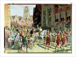 The Triumphal Arrival in Rotterdam of Prince Maurice of Orange-Nassau after the Battle of Nieuwpoort in 1600, 1884 by Lucien Alphonse Gros