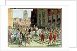 The Triumphal Arrival in Rotterdam of Prince Maurice of Orange-Nassau after the Battle of Nieuwpoort in 1600, 1884 by Lucien Alphonse Gros