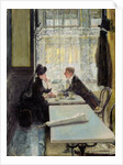 Lovers in a Cafe by Gotthardt Johann Kuehl