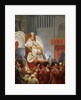 Pope Pius VIII in St. Peter's on the Sedia Gestatoria by Emile Jean Horace Vernet