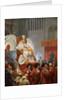 Pope Pius VIII in St. Peter's on the Sedia Gestatoria by Emile Jean Horace Vernet
