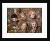 Children's heads and flowers by Nicolas-Bernard Lepicie