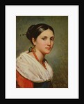 Portrait of a Young Italian Woman, 1829 by Charles-Philippe Lariviere
