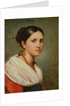 Portrait of a Young Italian Woman, 1829 by Charles-Philippe Lariviere