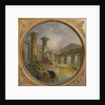 Ruins of a temple imitating Paestum, c.1760 by Hubert Robert