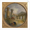 Ruins of a temple imitating Paestum, c.1760 by Hubert Robert