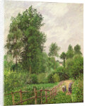 Paysage, temps gris a Eragny, 1899 by Camille Pissarro