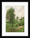 Paysage, temps gris a Eragny, 1899 by Camille Pissarro